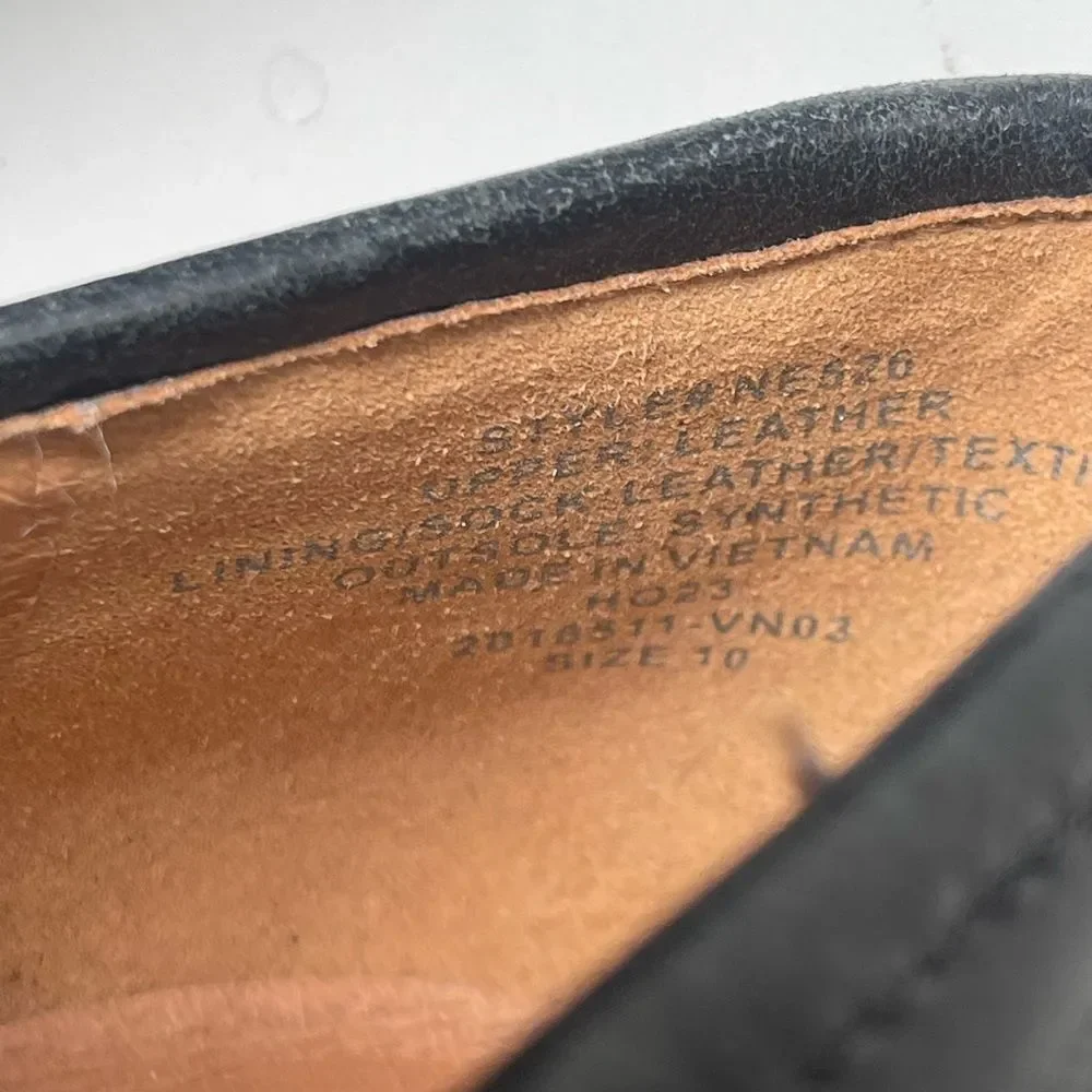 Madewell The Corinne Lugsole Loafers in True Black leather.  10